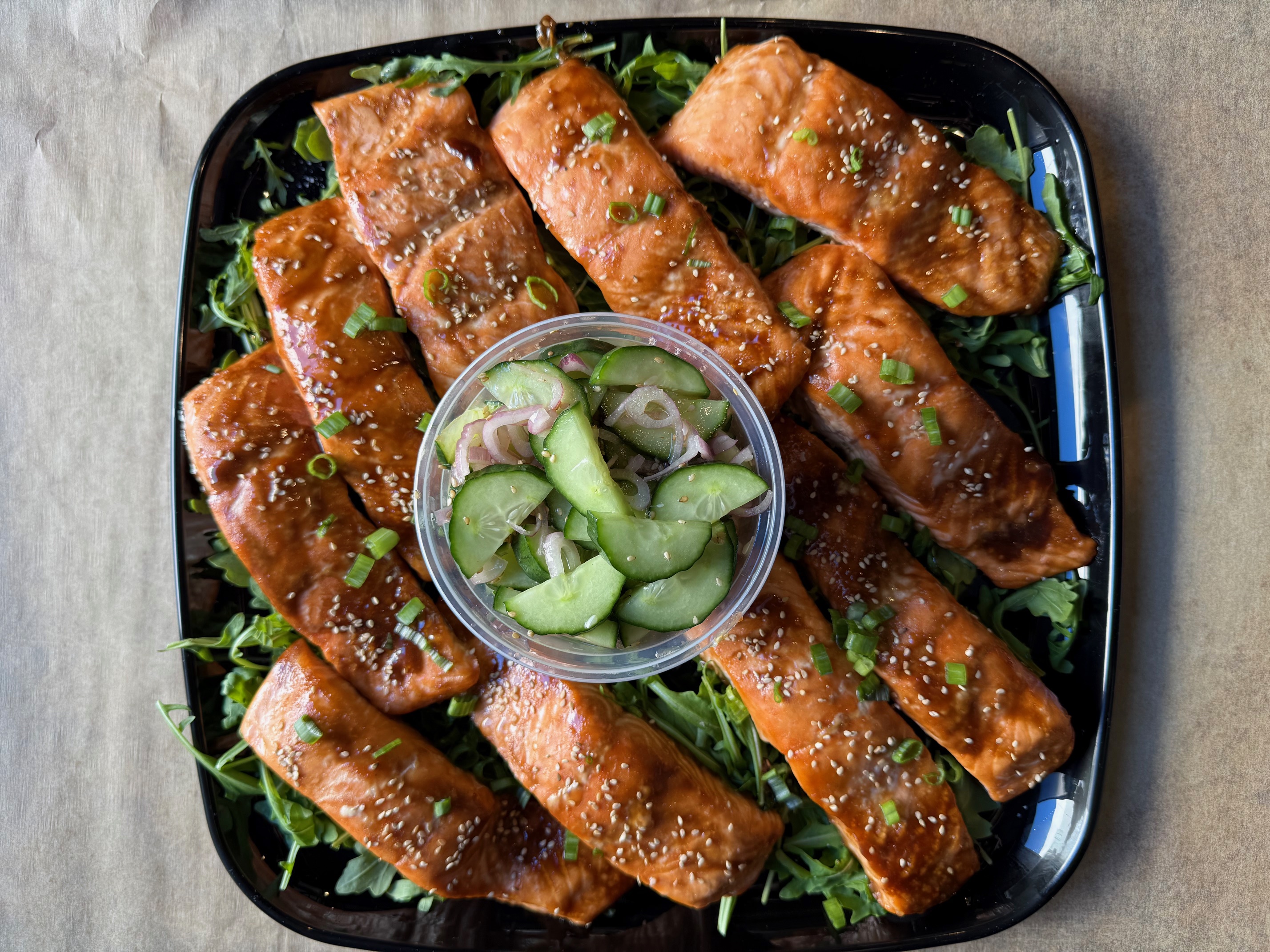 Teriyaki Salmon Platter